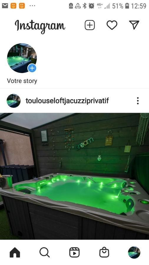 Spa Privatif Toulouse Jacuzzi Villa Aucamville Buitenkant foto